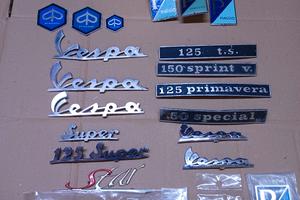 targhette stemma d'epoca auto e Vespa
