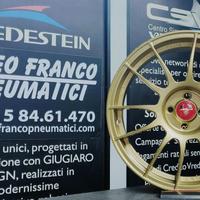 Cerchi in lega 18 fiat 500 / 595 abarth nad oro