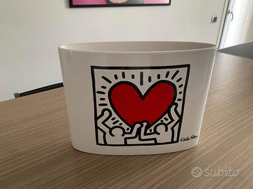 Vaso Keith Haring Men With Hearth Creativando