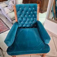 Poltrona capitonne  carta da zucchero 