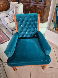 Poltrona capitonne  carta da zucchero 