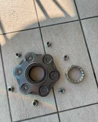 Flangia porta corona panigale v2 oroginale con dad