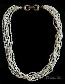 Collana Girocollo Perle di Fiume