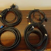 Cavi misti, HDMI, DP, VG, USB