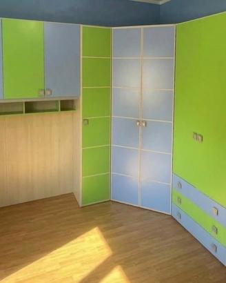 Camera completa angolare con Letto a Soppalco