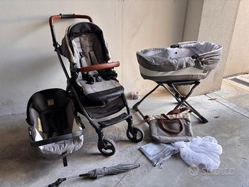 Trio Peg Perego completo + base ISOFIX – passeggin