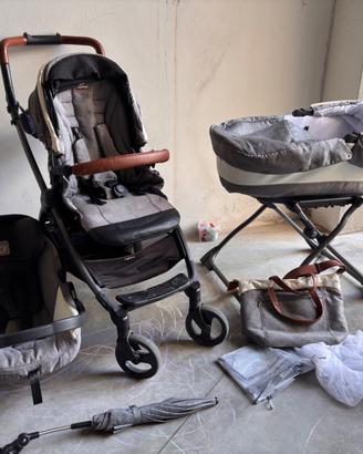 Trio Peg Perego completo + base ISOFIX – passeggin
