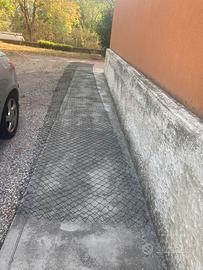 Rete metallica recinzione 10mt  h1 mt usata
