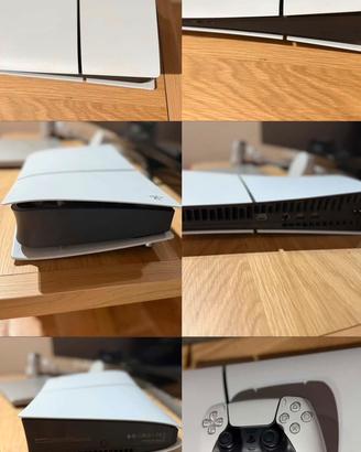 Ps5 Slim Digital+Dualsense+Base Ricarica(825gb)