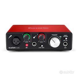 Scheda audio focusrite scarlet solo
