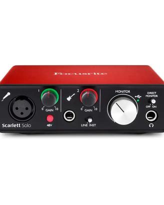 Scheda audio focusrite scarlet solo