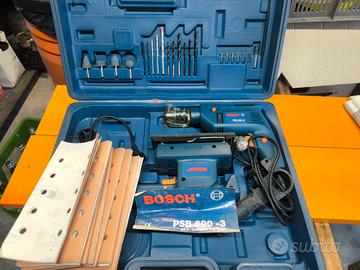 Trapano e vibratrice Bosch + accessori