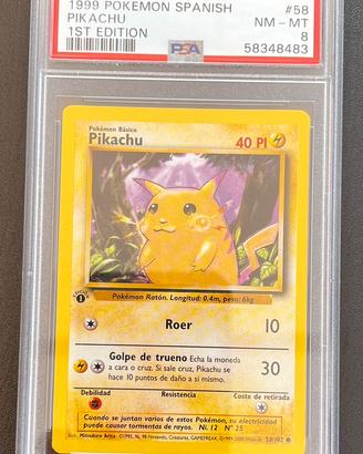 Pokemon carta PIKACHU