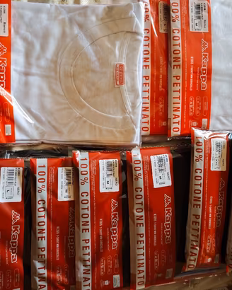 STOCK T-shirt KAPPA Nuove - 100% Cotone (S-XXL)

