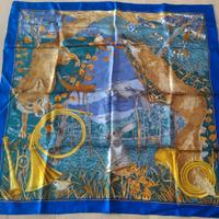 vivace foulard hermès vintage in seta 
