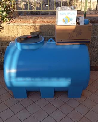 Serbatoio acqua 500 litri con motore e pompa