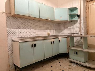 Mobile cucina + carrello vintage anni ‘50-‘60