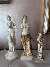 Statuette arte greca alabastro