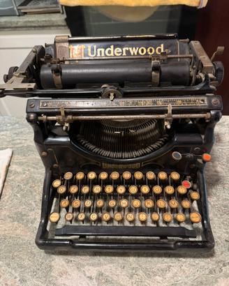 Macchina da scrivere d'epoca Underwood n5 - 1900