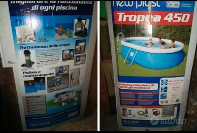 Piscina New Plast cm  445×310 h 110 cm – ottime co