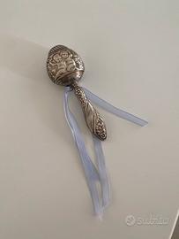 Sonaglino bebè in argento