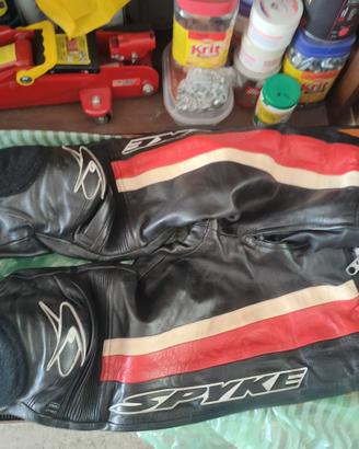 tuta in pelle taglia 48