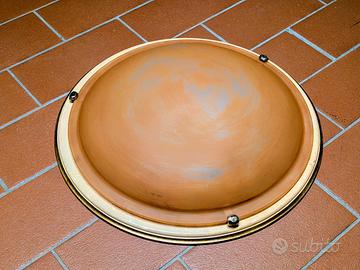 Grande plafoniera in vetro: diametro 56 cm