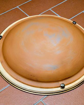 Grande plafoniera in vetro: diametro 56 cm