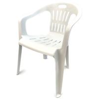 sedie in plastica bianco