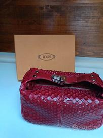 Bauletto Tod's in pitone vero