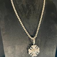 Set Tennis Argento e moissanite colore D VVS1✅