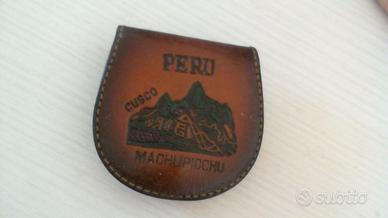 Porta monete in pelle Peru cusco machu picchu