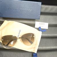 occhiali da sole Louis vuitton aviatore oro