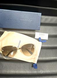 occhiali da sole Louis vuitton aviatore oro