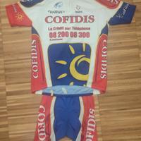 Completo vintage bici da corsa team Cofidis 