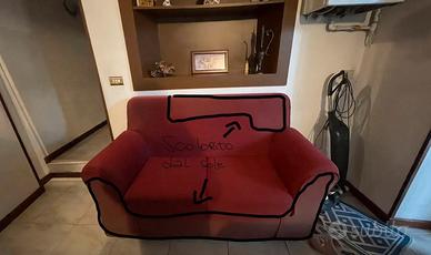 divano rosso