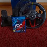 Volante wireless HORY  per PS4 + gran turismo 7 