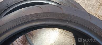 coppia pneumatici moto 190/120