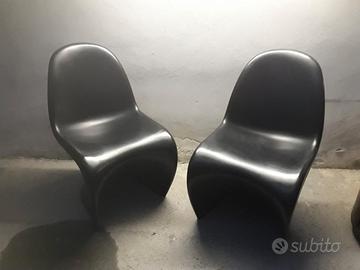 Sedia tipo v.phantom nera