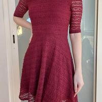 Vestito bordeaux Capodanno