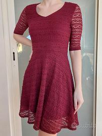 Vestito bordeaux Capodanno