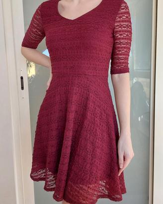 Vestito bordeaux Capodanno