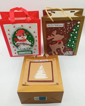 SALDI! SVENDITA! 3 BORSE Assortite fatte a mano