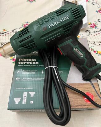 Pistola termica con accessori parkside