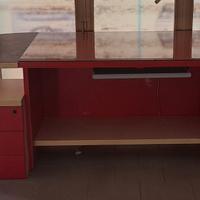 BANCONE CON CASSETTIERE PER NEGOZIO