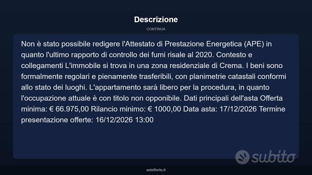 Appartamento – Crema, Ombriano - Vista 4