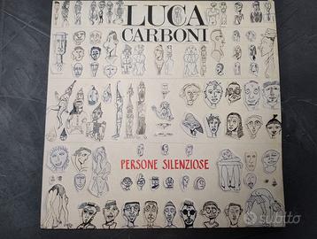 Luca Carboni Persone silenziose LP 33 giri 1989