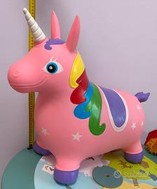 Unicorno cavalcabile gonfiabile