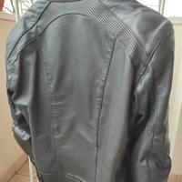 Giacca moto in pelle 