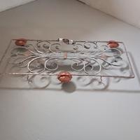 lampadario ferro battuto 